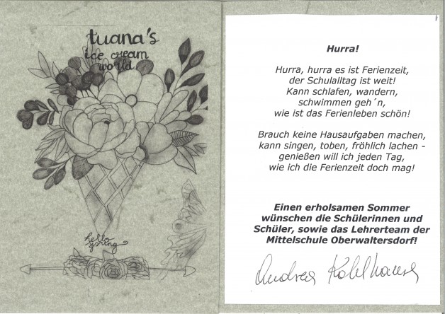 Ferienwünsche 1819