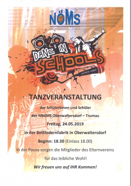 Plakat Danc ìn Schools